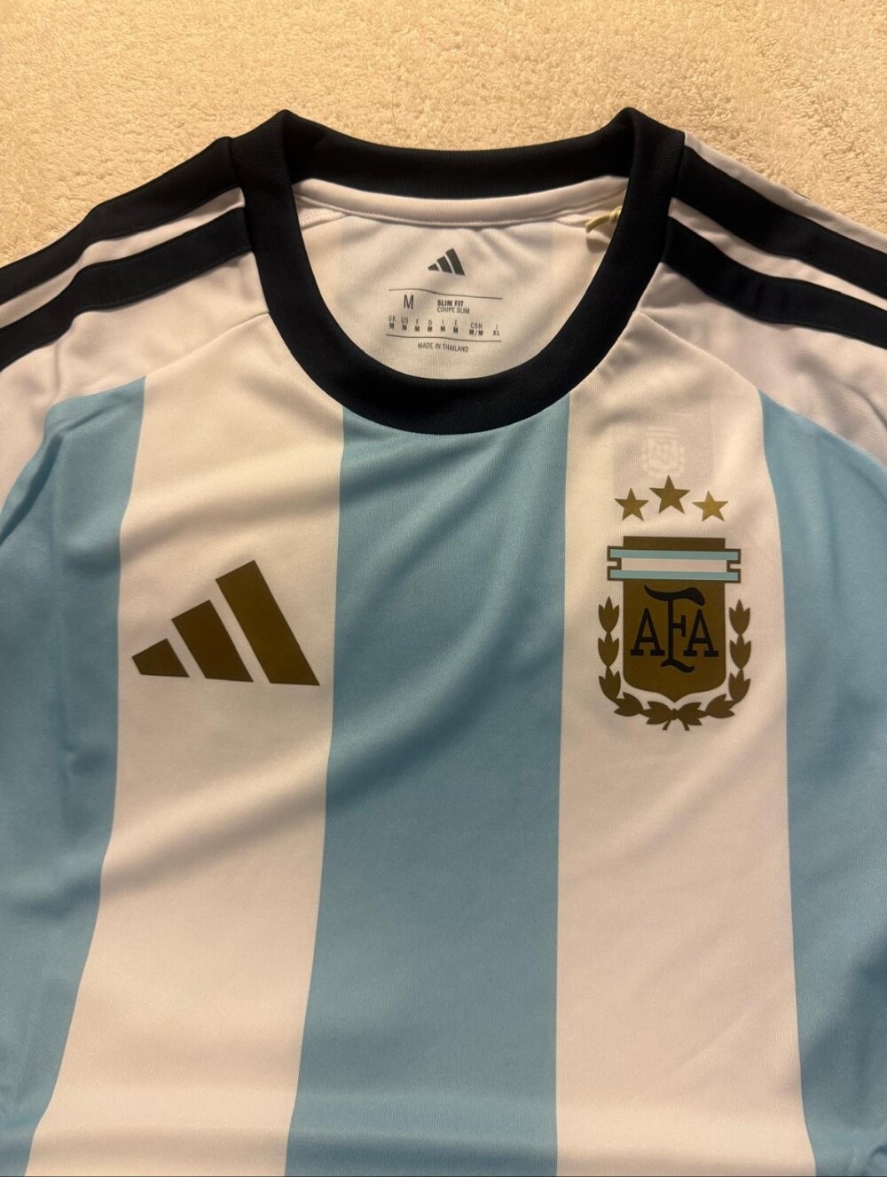 Adidas Argentina 2026 Home Fan Soccer Jersey - Sky Blue & White